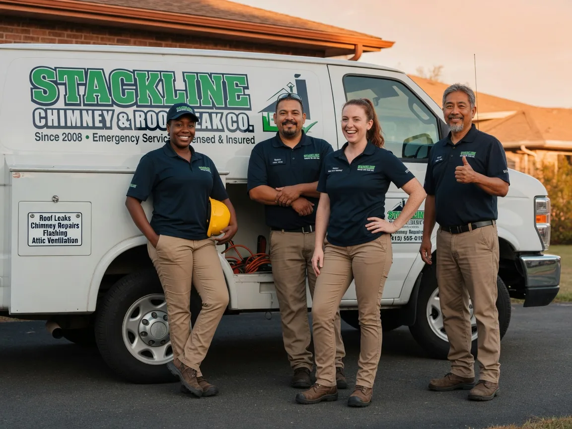 Chimney flashing repair company in Gene Autry, OK
